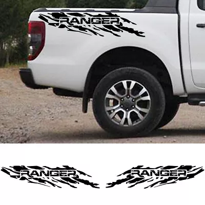2pcs Side Stripe Body Decals Graphics Vinyl Sticker Logo For Ford Ranger • $46.20