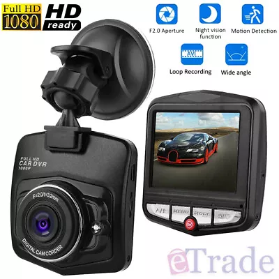 Dash Camera Video DVR Cam Recorder Night Vision 1080P HD LCD Mini For Car • $39.90