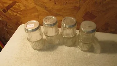 4 Antique Hoosier Sellers Kitchen Cabinet Glass Spice Jars No. 2 • $38.99