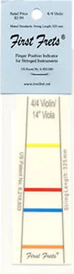 First  Fret Finger Marker For Violin 4/4 And Viola 14   • $2.93