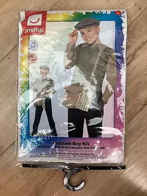 £14.99 • Buy Kids 1940s School Boy Costume WW2 Child Fancy Dress WWII Book Week Day Outfit L