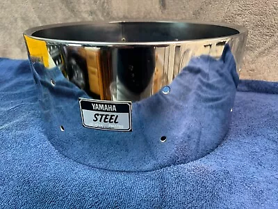 Yamaha Steel Snare Drum Shell. 6.5  X 14 .  8 Lug. Excellent! Stage Custom • $29.75