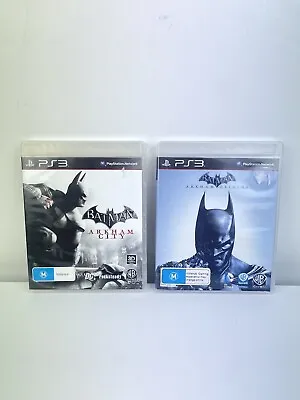Batman Arkham City + Batman Arkham Origins - Playstation 3 PS3 Game - Complete • $19.99