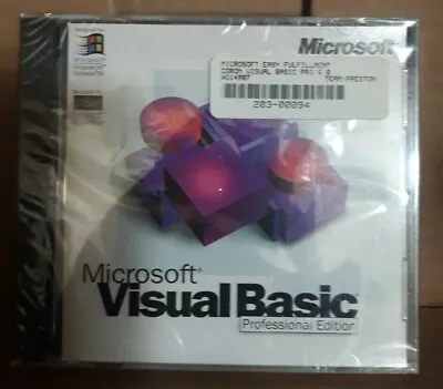 Microsoft Visual Basic 5.0 Professional Edition - New Sealed As Shown W/ Keycode • $98.79