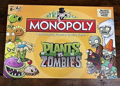 Plants Vs Zombies Special Edition Monopoly All Pieces Good Condition Rare • £49.90