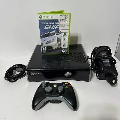 Xbox 360 S Slim Bundle 1439 Console 250GB OEM Controller Power AV TESTED! • $89.99