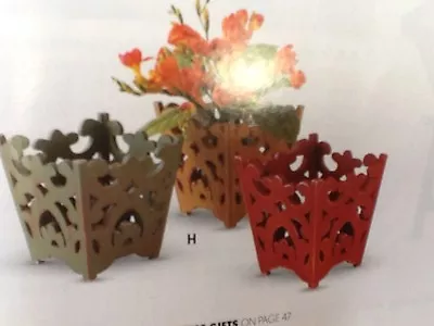 Better Homes & Gardens Set 3 Wooden Plant Boxes Vintage  Home Interiors & Gifts  • $39.99