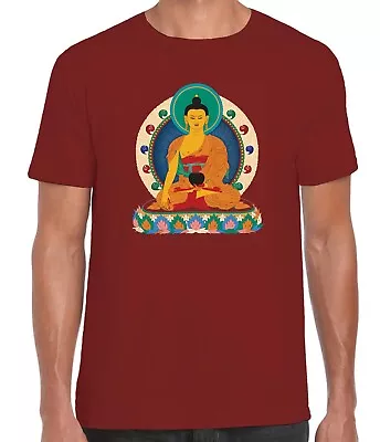 £9.99 • Buy Yoga Buddha Chakra Meditation,cool ,designer , Short Sleeve Mens T Shirt