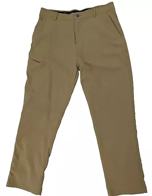 Gerry Men's Size Actual 32 X 28 Tag 34 X 30 Tan Straight Leg Thermal Lined Pants • $18.99