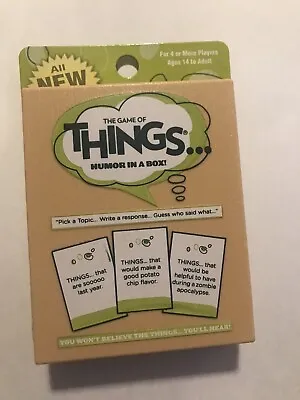 $10 • Buy The Game Of Things. Humor In A Box.