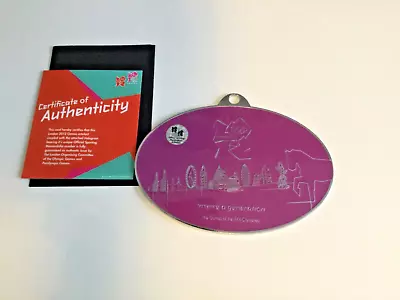 Official London Olympics 2012 Games Artefact  - Metal Equestrian Plaque • £30