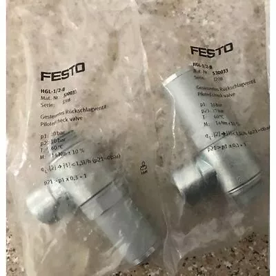 1PCS New FESTO HGL-1/2-B 530033 Check Valve Expedited Shipping • $99