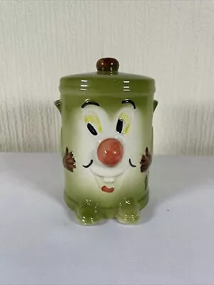 £14.99 • Buy Retro TV Vintage Dusty Bin Green Ceramic Money Box 3-2-1  1980 Piggy Bank Money