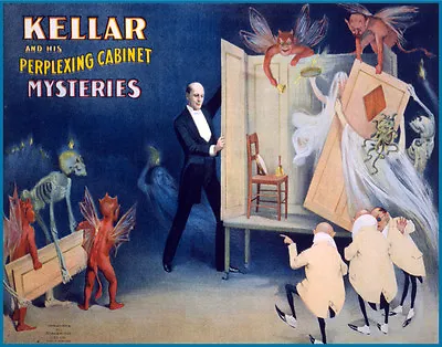 Quality POSTER.Magician Show.Kellar Show.Magic.Home Wall Decor Art Print.q714 • $18