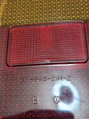 $220 • Buy Vintage Pair Lens Of The Original Brazilian VW Bus Taillight With VW Logo. NOS