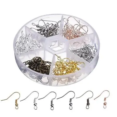 120 Pieces Earring Hooks Ear Wires French Hooks Hypoallergenic Stainless Steel • $9.92