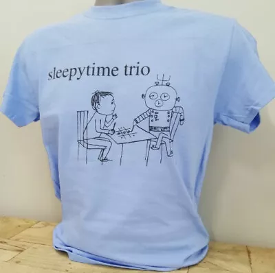 $16.56 • Buy Sleepytime Trio T Shirt Emo Hardcore Punk Music Saetia Split Lip Shellac New 008