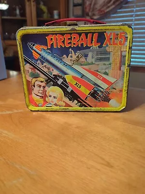 Vintage Metal Fireball XL5 Lunchbox 1964 No Thermos • $69.95