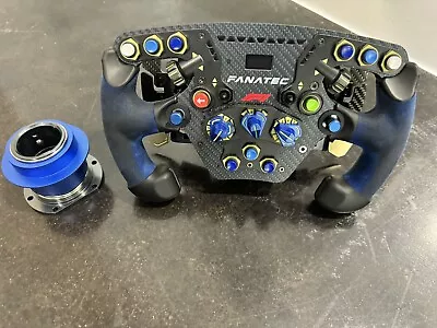 Fanatec Podium Blue F1 Steering Wheel Limited Edition With QR1 And QR2 • $390