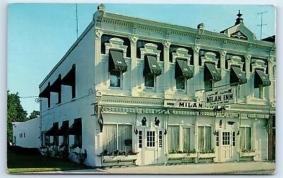 Postcard Milan Inn Milan Ohio J196 • $3.29