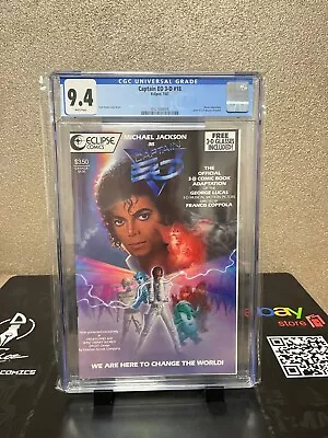 Michael JACKSON Captain Eo 3D Comic Book Cgc 9.4 • £304.86