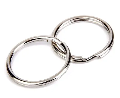 10pcs 10mm To 50mm Large Size Split Rings Key Ring Keychain Clip Holder Findings • $4.33