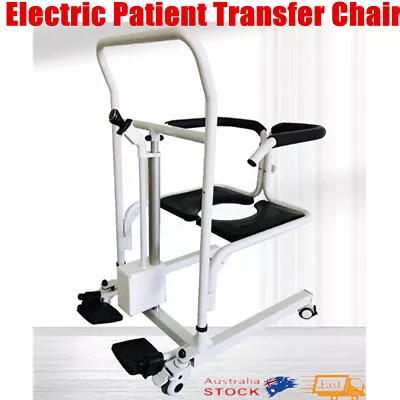 Electric Patient Transfer Wheelchair Lift Chair Seat Form Bed Transport Mahcine • $1645