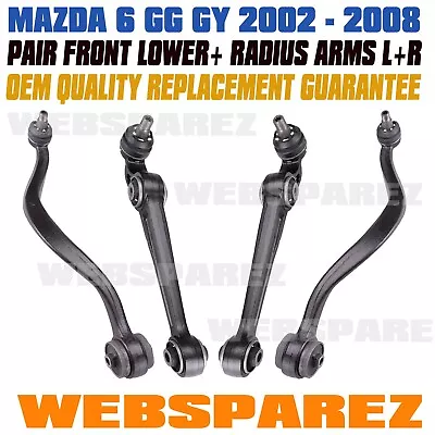 Lower Castor/Radius Control Arm Fit For Mazda 6 GG MPS ATENZA GY WAGON LH+RH • $234.99