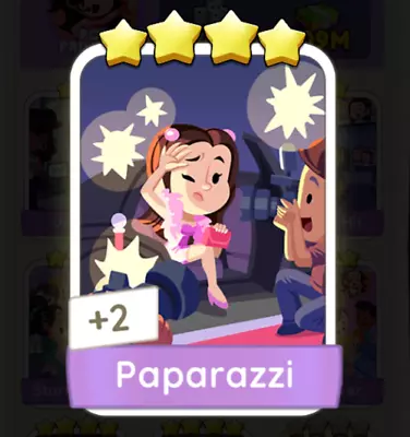 Monopoly Go Paparazzi! Four Star Sticker⭐️ Set 12 - Pop Princess • $4.99