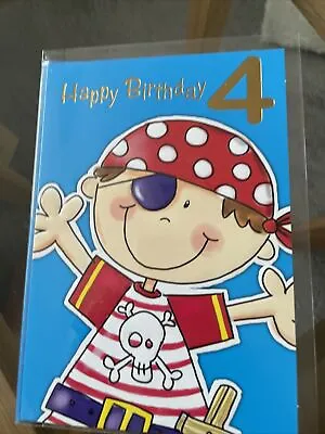 Happy Birthday Card 4 Year Old Boy • £1.85
