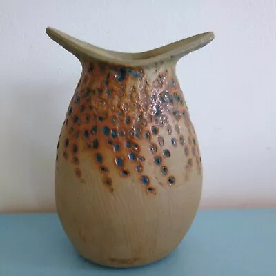 Studio Pottery Unusual Shaped Vase • £12.99