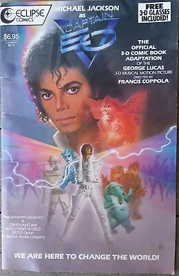 Michael Jackson As Captain EO  Comic Books ( 1 Tabloid And 1 Standard Size) • $50