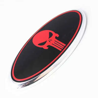 7  Red Skull Front Grille Or Tailgate Oval Emblem Badge For F-150 F-250 Escape • $20.29