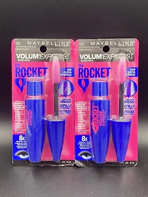 Lot Of 2 Maybelline Volume Experts The Rocket Mascara Brownish Black 402 B4 • $12.99