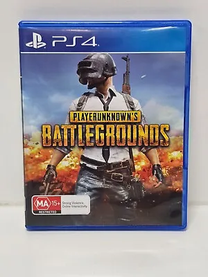 Player Unknowns Battlegrounds - Sony PlayStation 4 PS4 Game VGC + Free Postage • $11.95