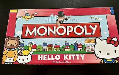 2010 Hello Kitty Monopoly Collector's Edition Board Game Hasbro Sanrio Complete • $45