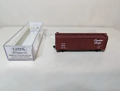 N Scale Atlas 33253 Canadian Pacific 40' Plug Door Box Car 35526 -Fast Shipping! • $6