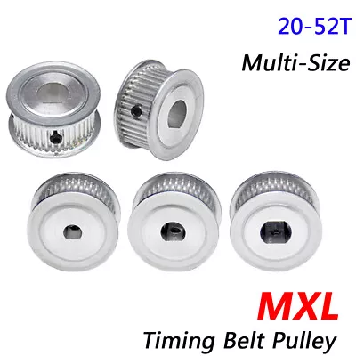 MXL Timing Belt Pulleys With D Bore 20T To 52T For CNC 3D Printer Various Sizes • $4.85