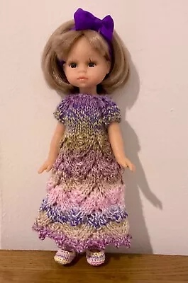 New - 3 PIECE PURPLE OUTFIT TO FIT 8-9” MINI PAOLA REINA DOLL /7” WALDORF DOLL • £4.25