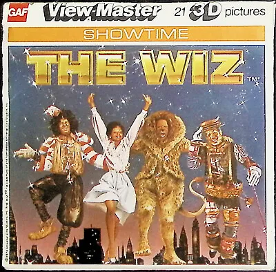 THE WIZ 3d View-Master 3 Reel Packet - Michael Jackson & Diana Ross • £19.29