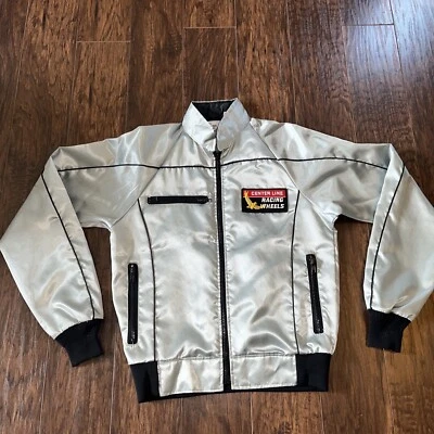 $49.99 • Buy Vintage Centerline Racing Wheels Satin Jacket Size Small