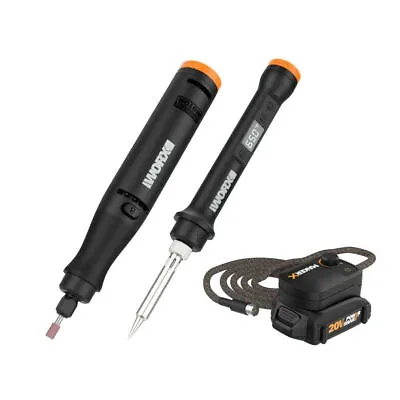 WX988L WORX 20V (2) PC MAKERX Combo: Rotary Tool + Wood/Metal Crafter CR • $125.70