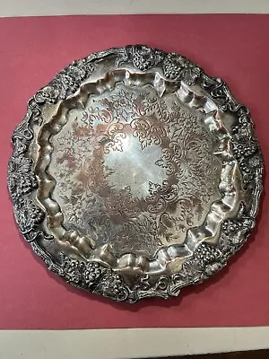 EG Webster And Son Silver Plated Plate • $10