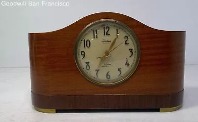 Vintage Telechron Electric Mantel Clock Westminster Chime Art Deco 4 In Tested • $61