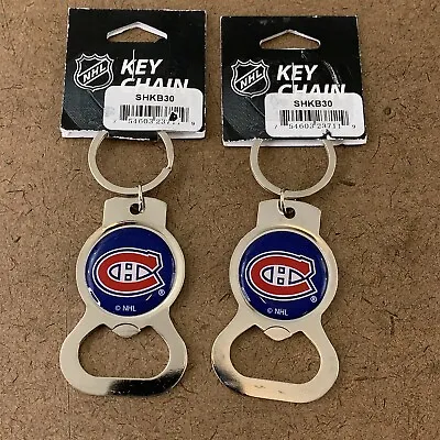 Lot Of 2 NHL Montreal Canadiens Hockey Logo Bottle Opener Key Chains NWT • $12.74