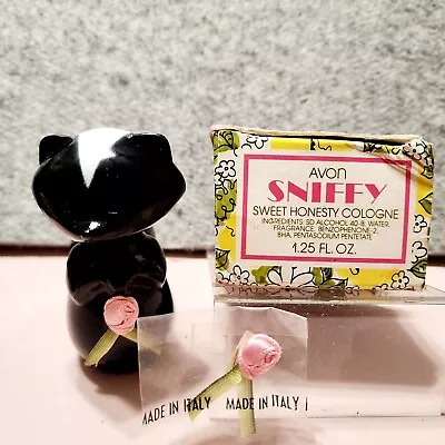 Vintage Avon Sniffy Skunk Sweet Honesty Fragrance Cologne Perfume Full NOS • $8