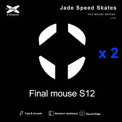 X-Raypad Jade Mouse Skates For Finalmouse Ultralight 2 / Starlight-12 / Ultralig • $26.95