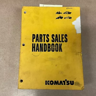 Komatsu PARTS SALES HANDBOOK MANUAL CATALOG QUICK REFERENCE BOOK Pn BEPH1001 • $22.49