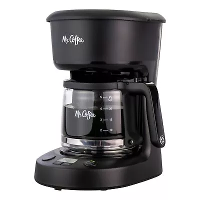  5-Cup Programmable Coffee Maker 25 Oz. Mini Brew Black Up To 25 Oz. Of Coffee • $17.89