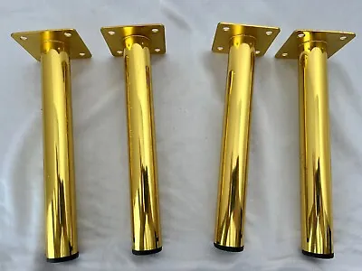 Gold Looking Metal Furniture Legs Set Of 4 • $13